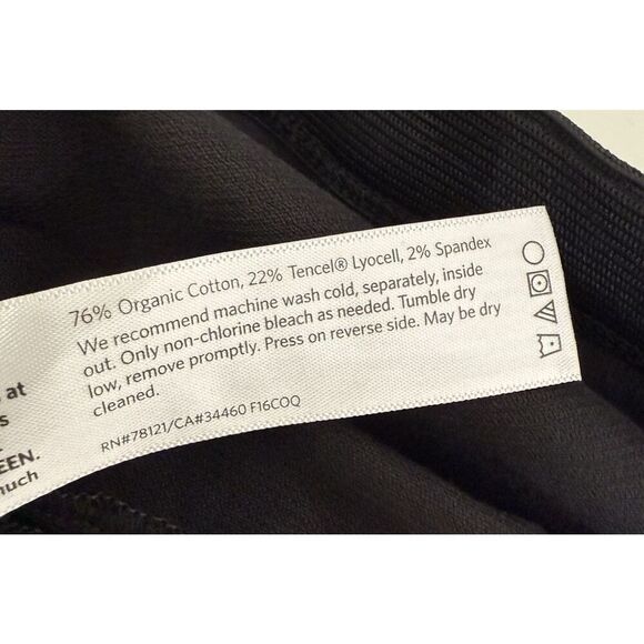 Eileen Fisher Organic Corduroy Jeggings Women's XL Black Stretch Skinny Ankle - Picture 4 of 9